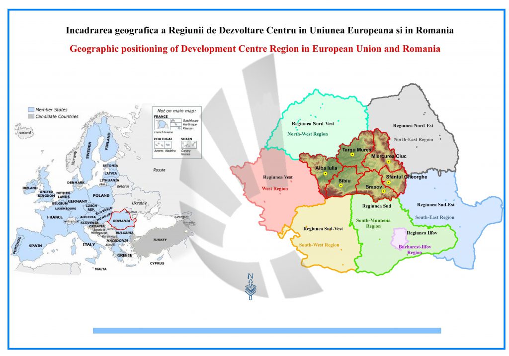 1. Prezentarea succinta a Regiunii de Dezvoltare Centru Agentia